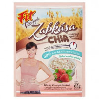 FIT reggeli zabkása chia maggal és eperrel 65g