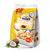 FIT reggeli ropogós müzli trópusi gyümölcs 200g FIT reggeli ropogós müzli trópusi gyümölcs 200g