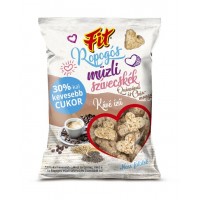 Fit ropogós reggeli kávés müzli szivecskék 50g Fit ropogós reggeli kávés müzli szivecskék 50g